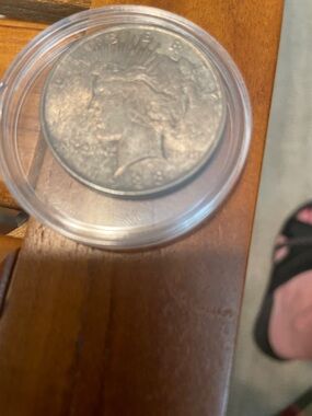 Silver Collectible Coin in Protective Capsule